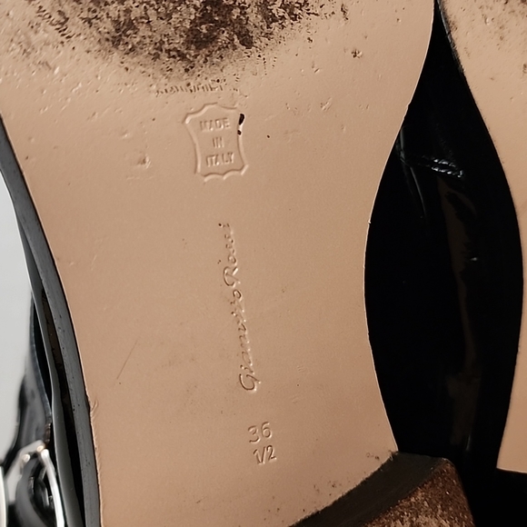 Gianvito Rossi Patent Leather Booties - Picture 12 of 16